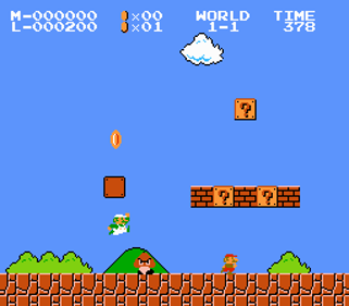 Super Mario Bros. - Co-Op - Screenshot - Gameplay (World) - 256x224