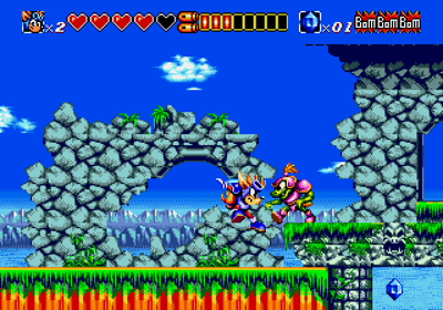 Sparkster - Screenshot - Gameplay (null) - 640x448
