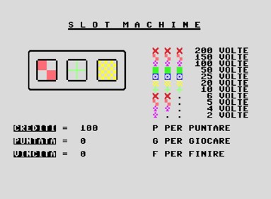 Slot machine (Armando Curcio Editore) - Screenshot - Gameplay (null) - 673x493