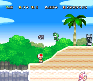 Toad's World 2 - Screenshot - Gameplay (World) - 256x224