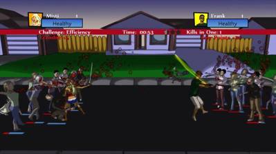 Samurai vs Zombie - Screenshot - Gameplay (World) - 1000x562