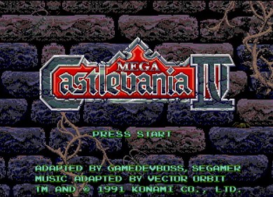 Mega Castlevania IV - Screenshot - Game Title (null) - 626x451