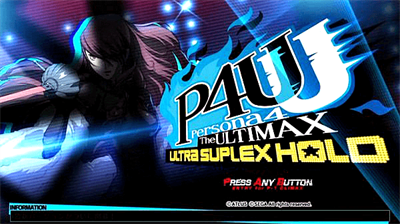 Persona 4: The Ultimax Ultra Suplex Hold - Screenshot - Game Title (Japan) - 600x337