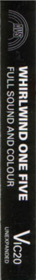 Whirlwind One Five - Box - Spine (Europe) - 91x707
