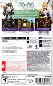 Tales of Xillia Remastered - Box - Back (United States) - 1193x1938