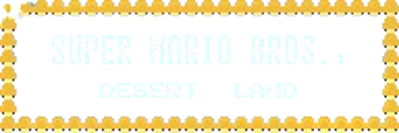 Super Mario Bros.: Desert Land - Clear Logo (null) - 192x64