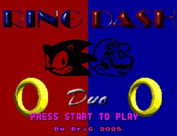 Super Ring Dash Duo - Screenshot - Game Title (World) - 582x446