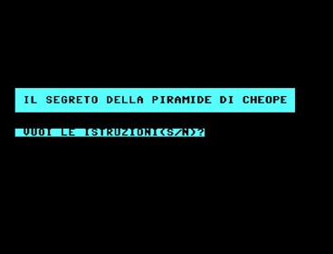 Il Segreto della Piramide di Cheope - Screenshot - Game Title (null) - 659x502