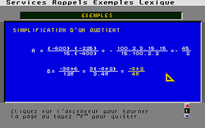 Micro Brevet: Algèbre - Screenshot - Gameplay (null) - 320x200