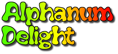 Alphanum Delight - Clear Logo (null) - 623x289