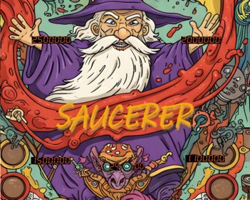 Saucerer - Arcade - Marquee (null) - 1282x1024