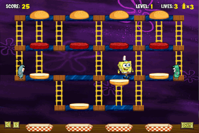 SpongeBob SquarePants: Patty Panic - Screenshot - Gameplay (United States) - 600x400
