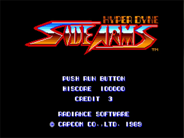 Side Arms - Screenshot - Game Title (Japan) - 640x480