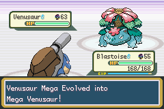 Illustration of Pokémon Mega Blue