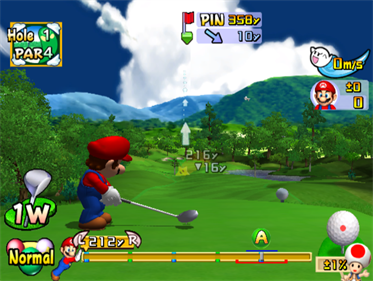Mario Golf: Toadstool Tour - Screenshot - Gameplay (World) - 946x711
