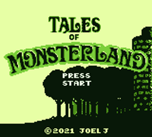 Tales of Monsterland - Screenshot - Game Title (World) - 160x144