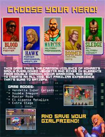 Vendetta: Super Recargado - Box - Back (World) - 900x1170