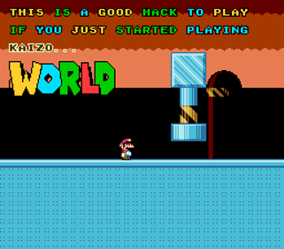 This is a Good Hack to Play if You Just Started Playing Kaizo... World - Screenshot - Game Title (null) - 256x224
