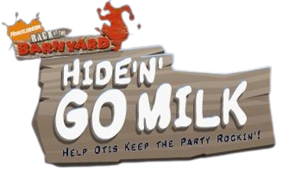 Back at the Barnyard: Hide n' Go Milk - Clear Logo (United States) - 328x200