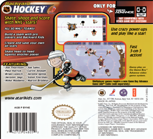 Backyard Hockey - Box - Back (North America) - 1000x910