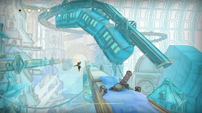 Mio: Memories in Orbit - Screenshot - Gameplay (World) - 3840x2160