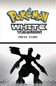 Pokémon White Version - Screenshot - Game Title (World) - 281x428