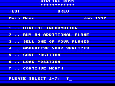 Airline Boss - Screenshot - Game Select (null) - 1024x768