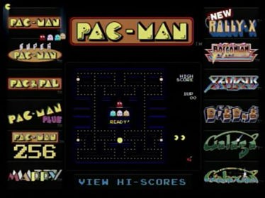 Pac-Man Connect and Play - Screenshot - Game Select (World) - 480x360
