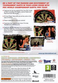 PDC World Championship Darts: Pro Tour - Box - Back (Europe) - 1513x2147