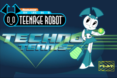 My Life as a Teenage Robot: Techno Tennis - Screenshot - Game Title (United States) - 960x640