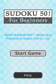 Sudoku Student - Screenshot - Game Title (Europe) - 256x383
