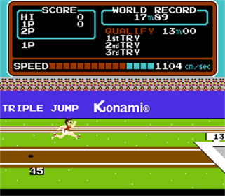 Hyper Sports - Screenshot - Gameplay (Japan) - 256x224