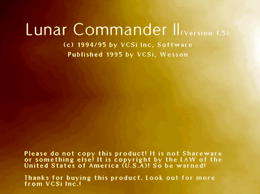 Lunar Commander 2 - Screenshot - Game Title (null) - 640x480