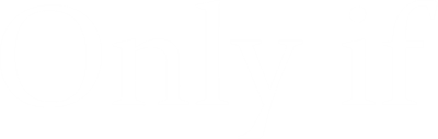 Only If - Clear Logo (null) - 1624x519