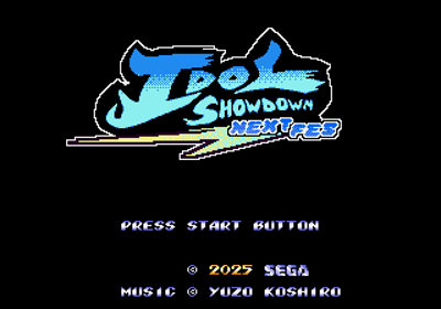 Streets of Rage 2 Idol Showdown Next Fes - Screenshot - Game Title (World) - 320x224