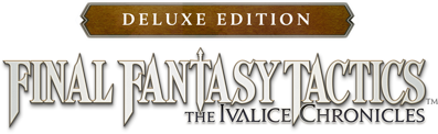 Final Fantasy Tactics: The Ivalice Chronicles: Deluxe Edition: Nintendo Switch 2 Edition - Clear Logo (World) - 1874x576