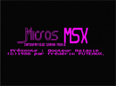 Docteur Galaxie - Screenshot - Game Title (null) - 256x189