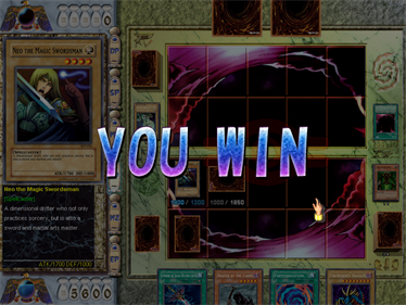Yu-Gi-Oh! Power of Chaos: Yugi the Destiny - Screenshot - Game Over (null) - 800x600