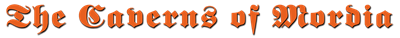 The Caverns of Mordia - Clear Logo (North America) - 2550x246