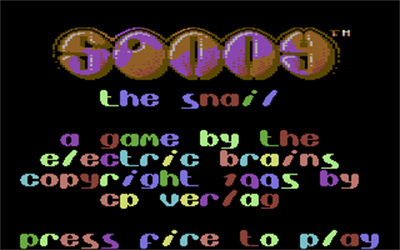 Sonny The Snail - Screenshot - Game Title (null) - 320x200
