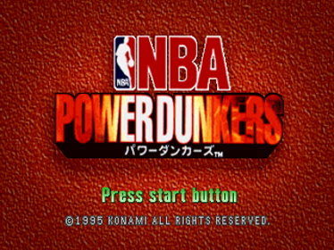 NBA Power Dunkers - Screenshot - Game Title (Japan) - 320x240