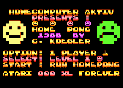 Home Pong - Screenshot - Game Title (Europe) - 336x240