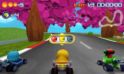 Pac-Man Kart Rally - Screenshot - Gameplay (World) - 720x432