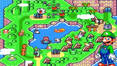 Super Mario World Redrawn - Fanart - Background (null) - 1280x720