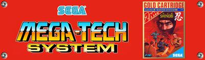 Shinobi (Mega-Tech) - Arcade - Marquee (null) - 3840x1146
