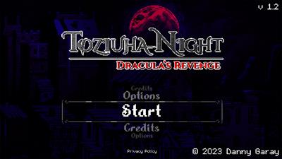 Toziuha Night: Dracula's Revenge - Screenshot - Game Title (null) - 1920x1080