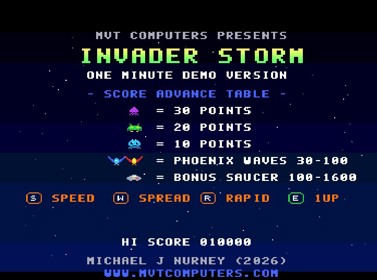 Invader Storm - Screenshot - Game Title (null) - 722x537