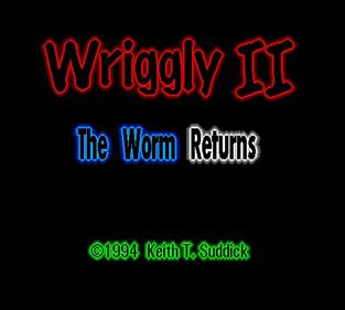 Wriggly II - Screenshot - Game Title (null) - 572x512