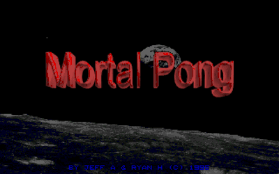 Mortal Pong - Screenshot - Game Title (null) - 320x200