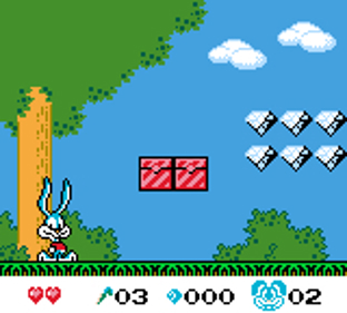 Tiny Toon Adventures DX: Babs' Big Break - Screenshot - Gameplay (World) - 160x144